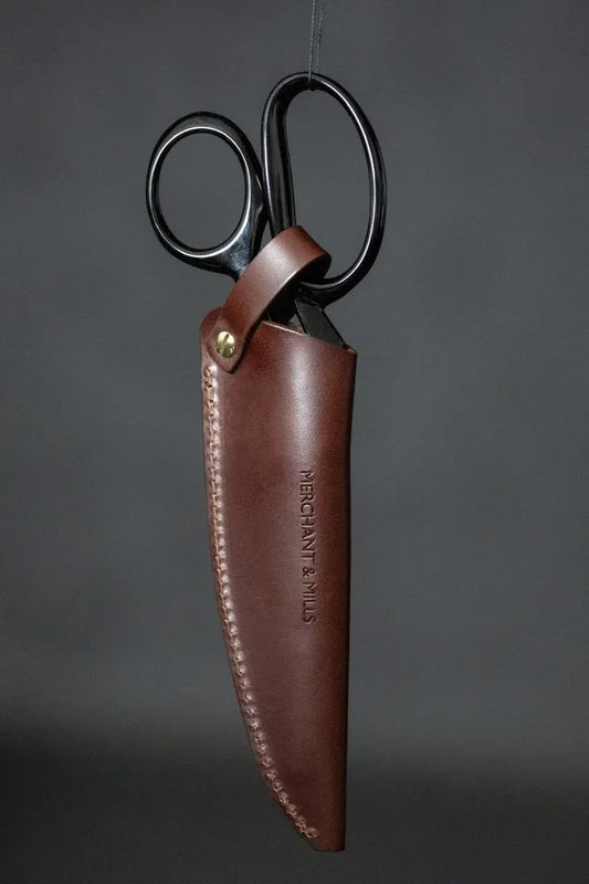 8" Leather Scissor Sheath