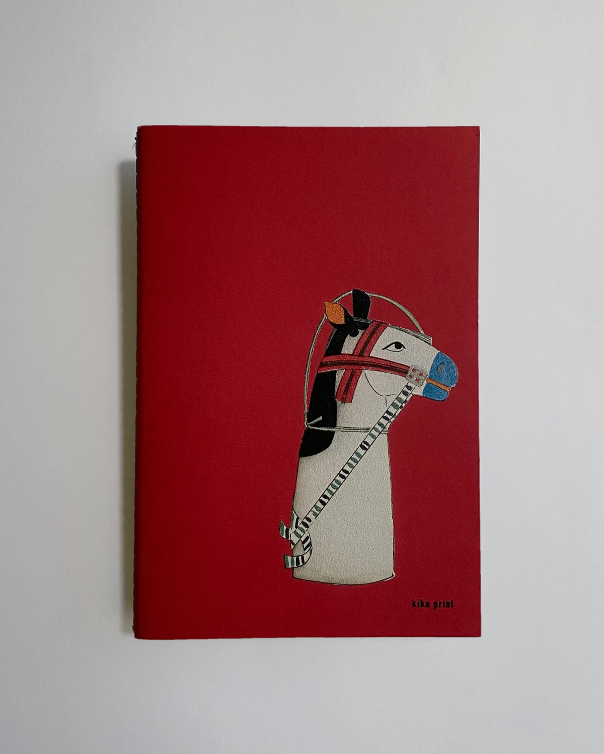 Kiku Print A5 Notebook, Shiro Uma