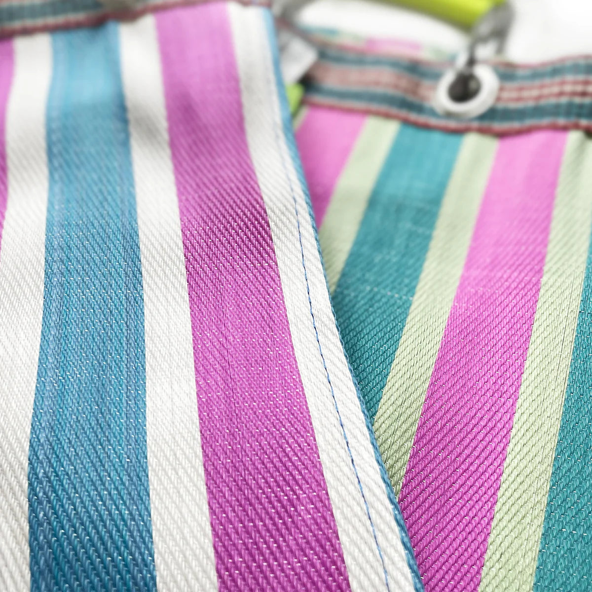 Recycled plastic stripe bag - Wide/A
